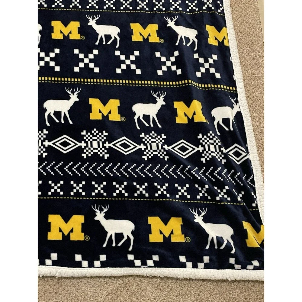 Michigan Wolverines Ultrasoft Extra Large Oversized Throw Blanket 56